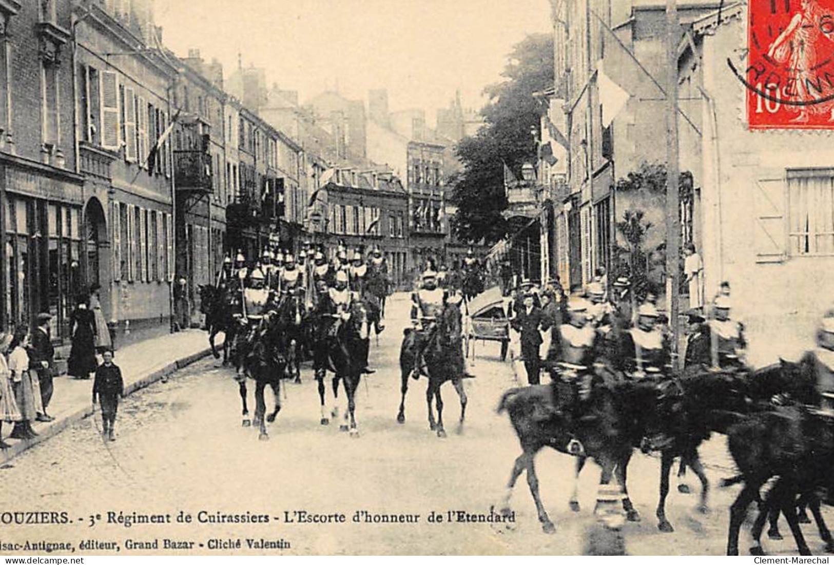 VOUZIERS : 3e Regiment De Cuirassiers L'escorte D'honneur De L'etendard - Tres Bon Etat - Vouziers