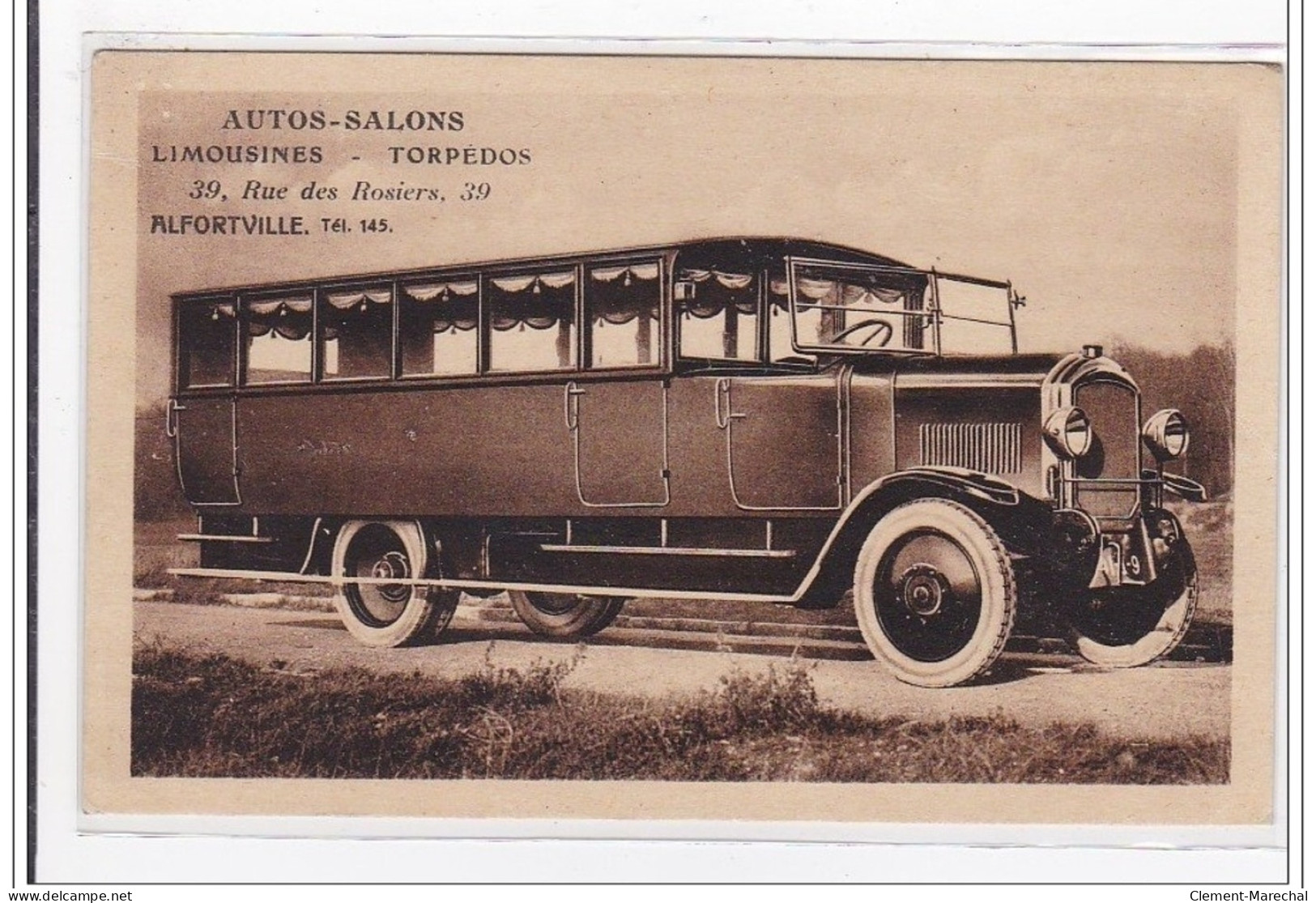 ALFORTVILLE : Limousines, Torpedos, Autos-salons (autobus) - Tres Bon Etat - Alfortville