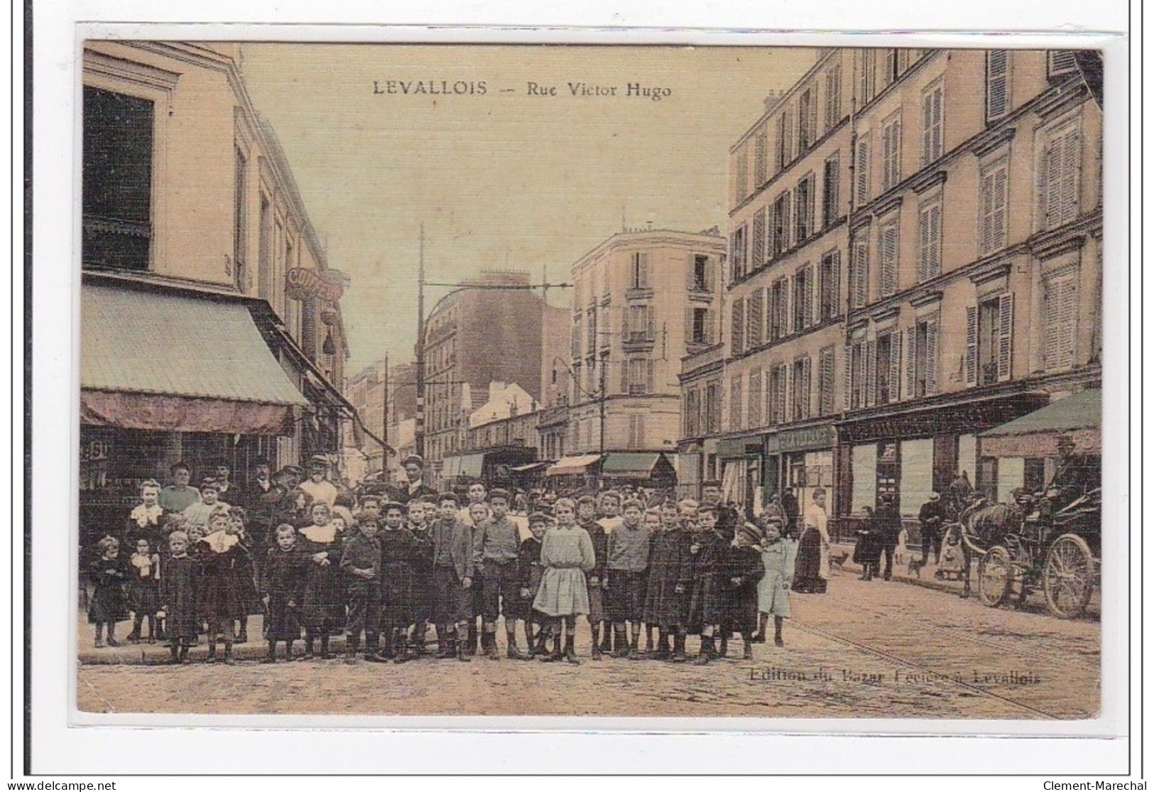 LEVALLOIS : Rue Victor Hugo (toillée) - Tres Bon Etat - Autres & Non Classés