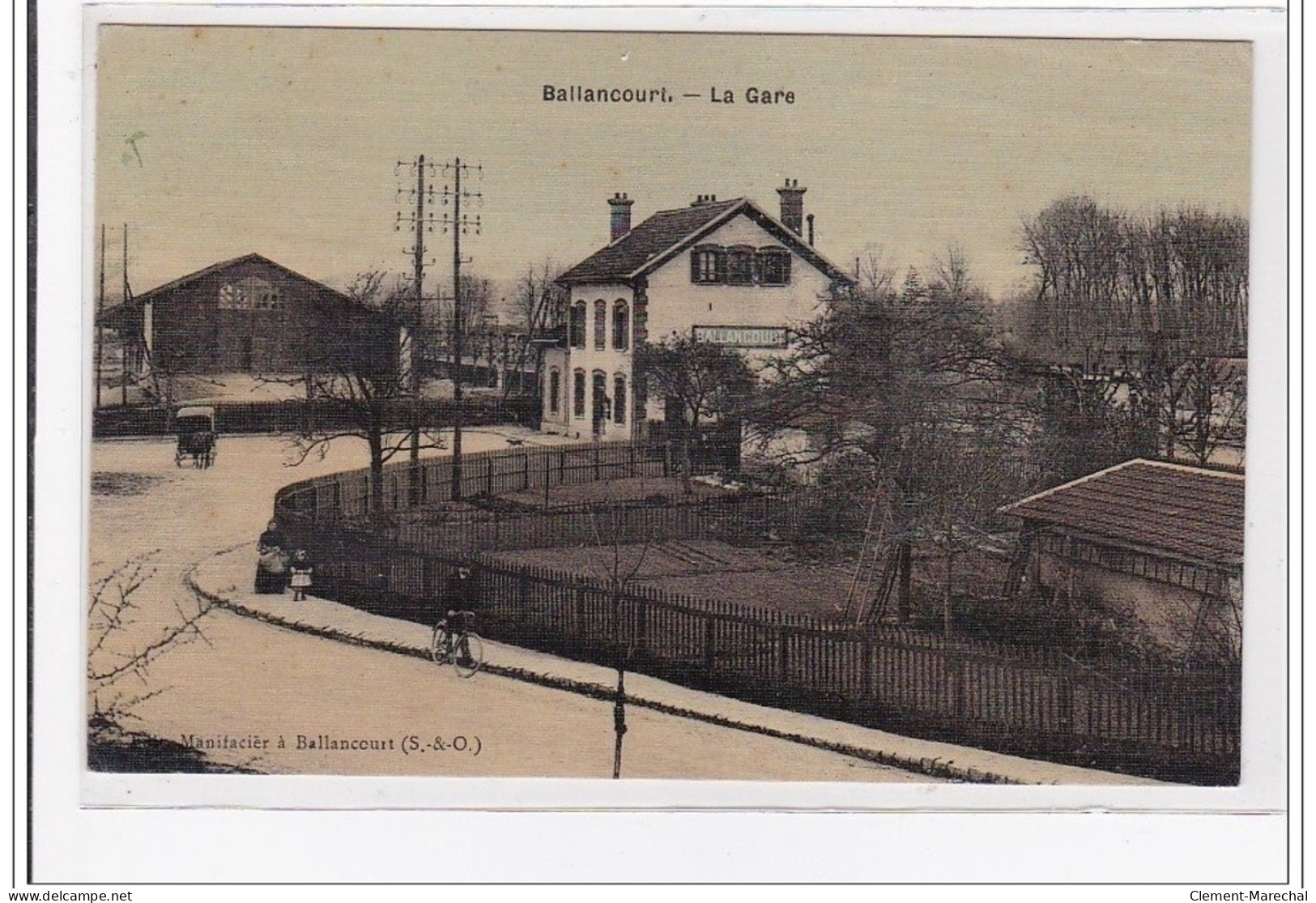 BALLANCOURT : La Gare (toillée) - Tres Bon Etat - Ballancourt Sur Essonne