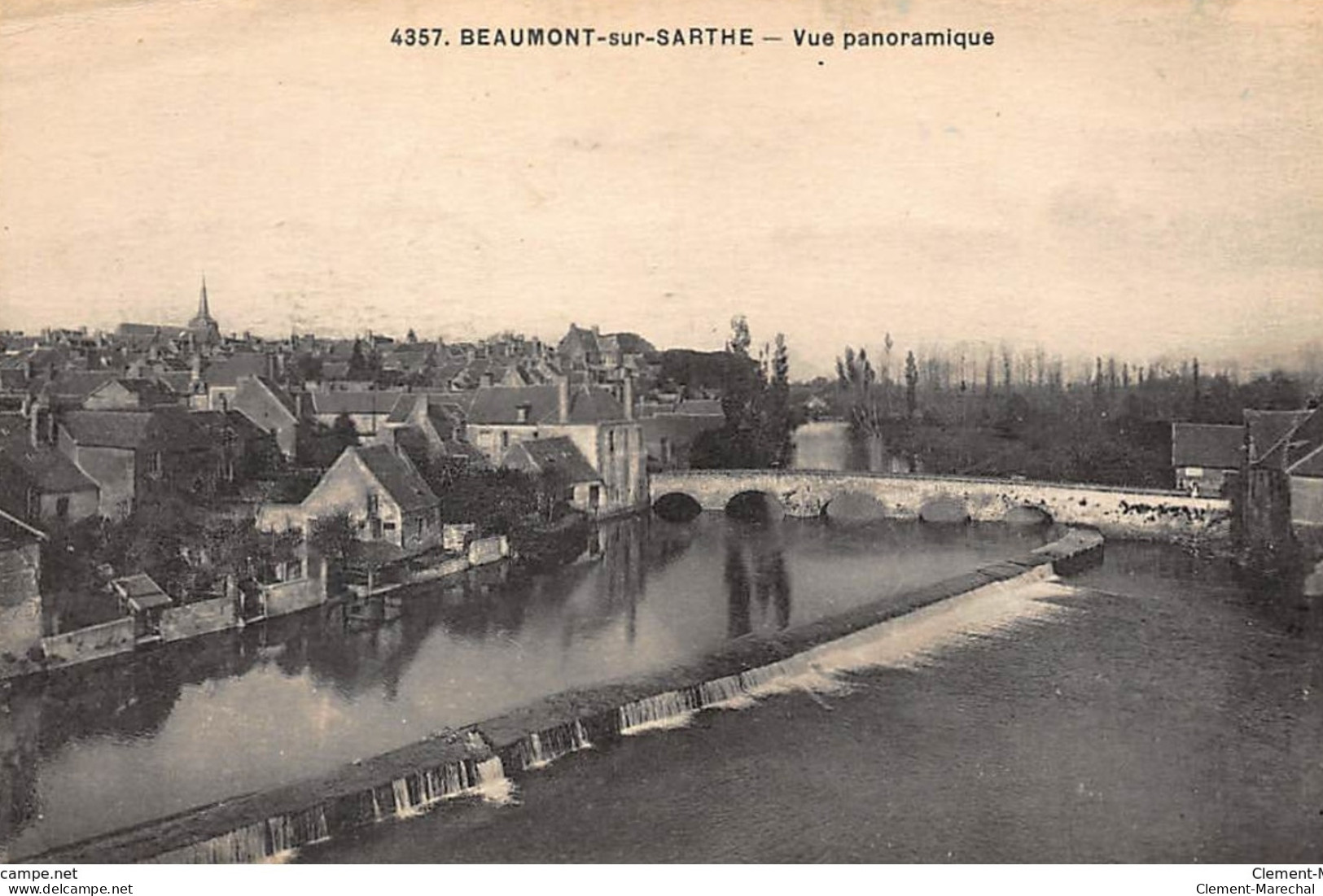 BEAUMONT-sur-SARTHE : Vue Panoramique - Tres Bon Etat - Beaumont Sur Sarthe
