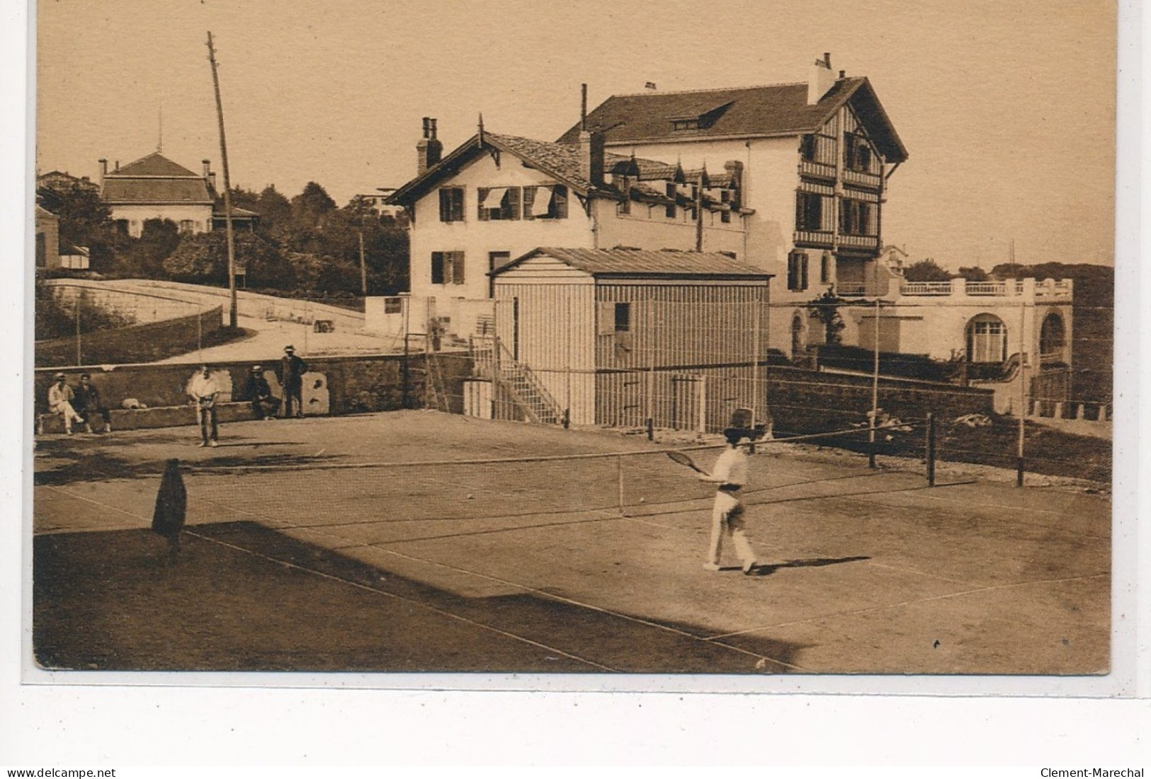 GUETHARY : Tennis, L'hotel Basque, Face à La Mer - Tres Bon Etat - Guethary