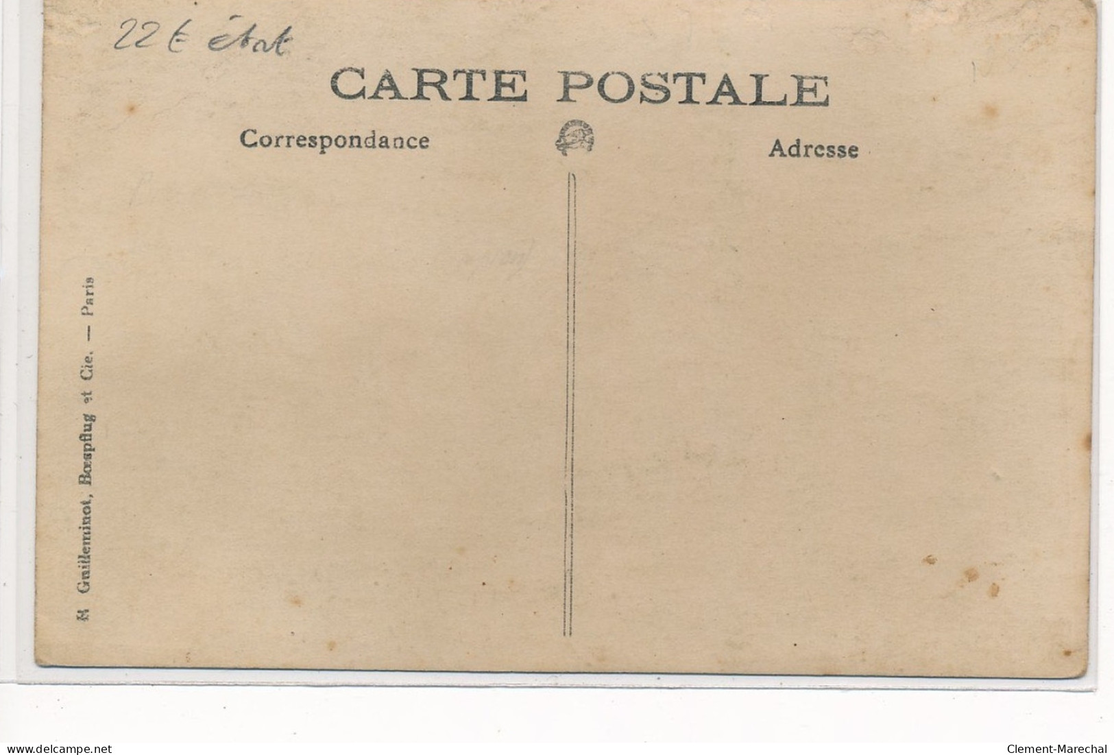 CARTE PHOTO A LOCALISER : Paris(?) Restaurant, Café, Personnages - Etat - Foto's