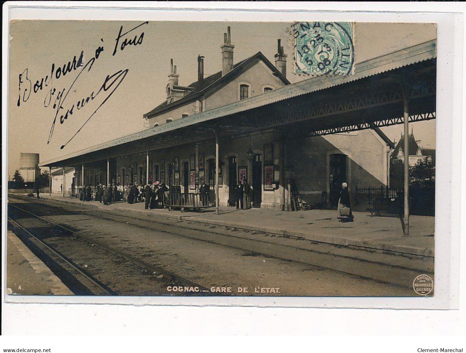 COGNAC : Gare De L'Etat - Très Bon état - Cognac