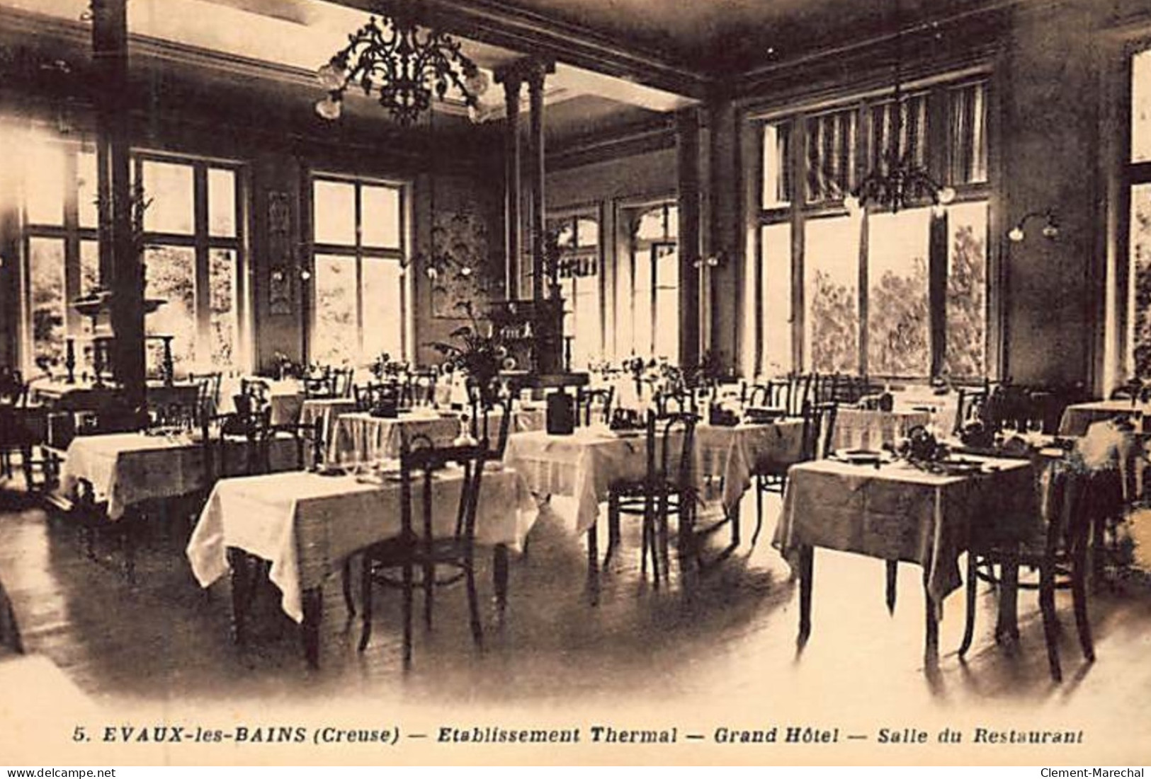 EVAUX LES BAINS : établissement Thermal - Grand Hotel - Salle Du Restaurant - Très Bon état - Evaux Les Bains