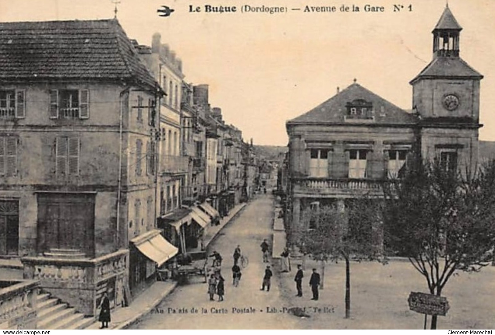 LE BUGUE : Avenue De La Gare - Très Bon état - Otros & Sin Clasificación