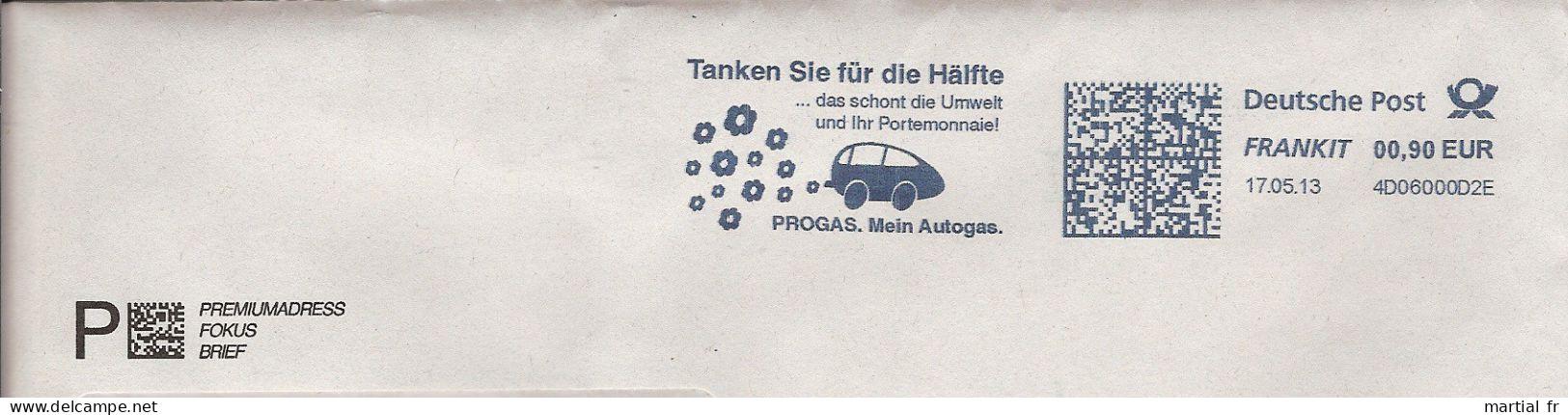 EMA ALLEMAGNE DEUTSCHLAND  AUTO AUTOMOBILE CAR VOITURE GAZ GAS ENERGIE ENERGY PROTECTION ENVIRONNEMENT ECHAPPEMENT - Gaz