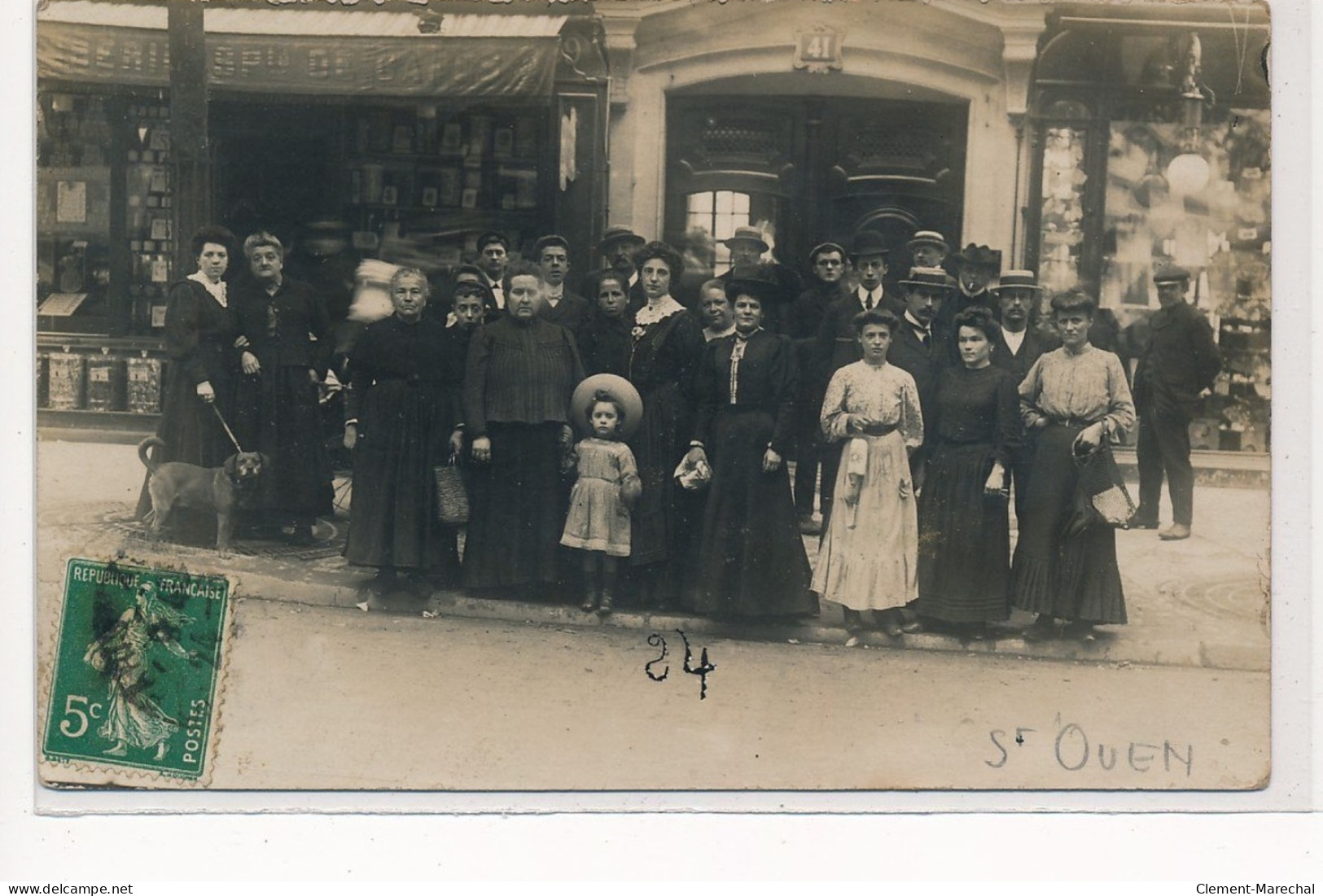 CARTE PHOTO A LOCALISER : Paris(?) Groupe De Personnes - Tres Bon Etat - Fotos