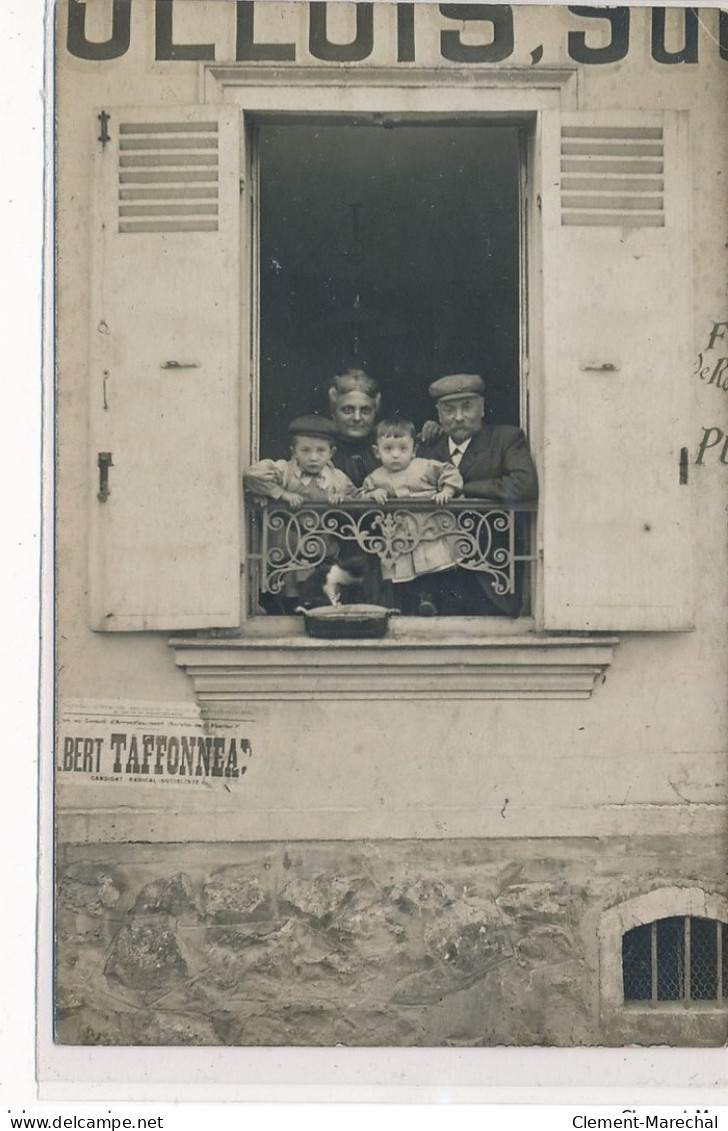 CARTE PHOTO A LOCALISER : Paris(?), Mollois, Personnages - Tres Bon Etat - Fotos