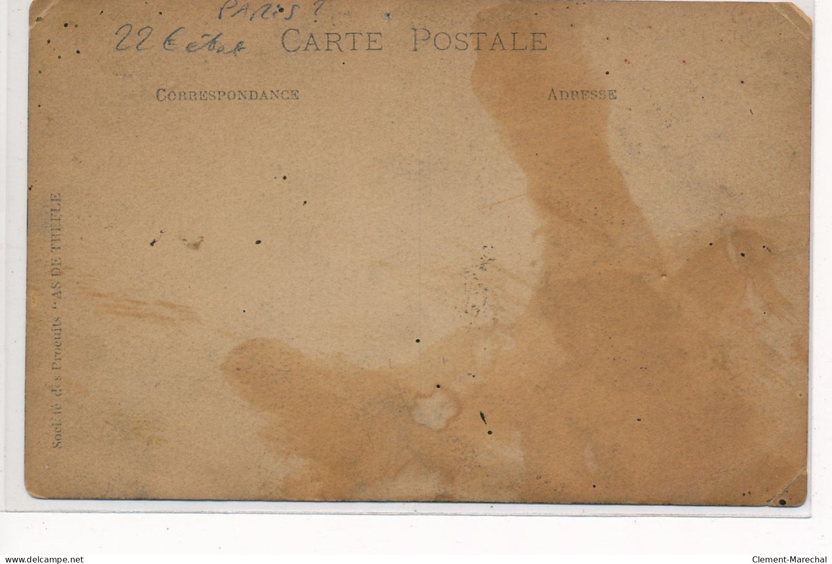 CARTE PHOTO A LOCALISER : Paris(?) Chemiserie Pour Tous - Etat - Fotos