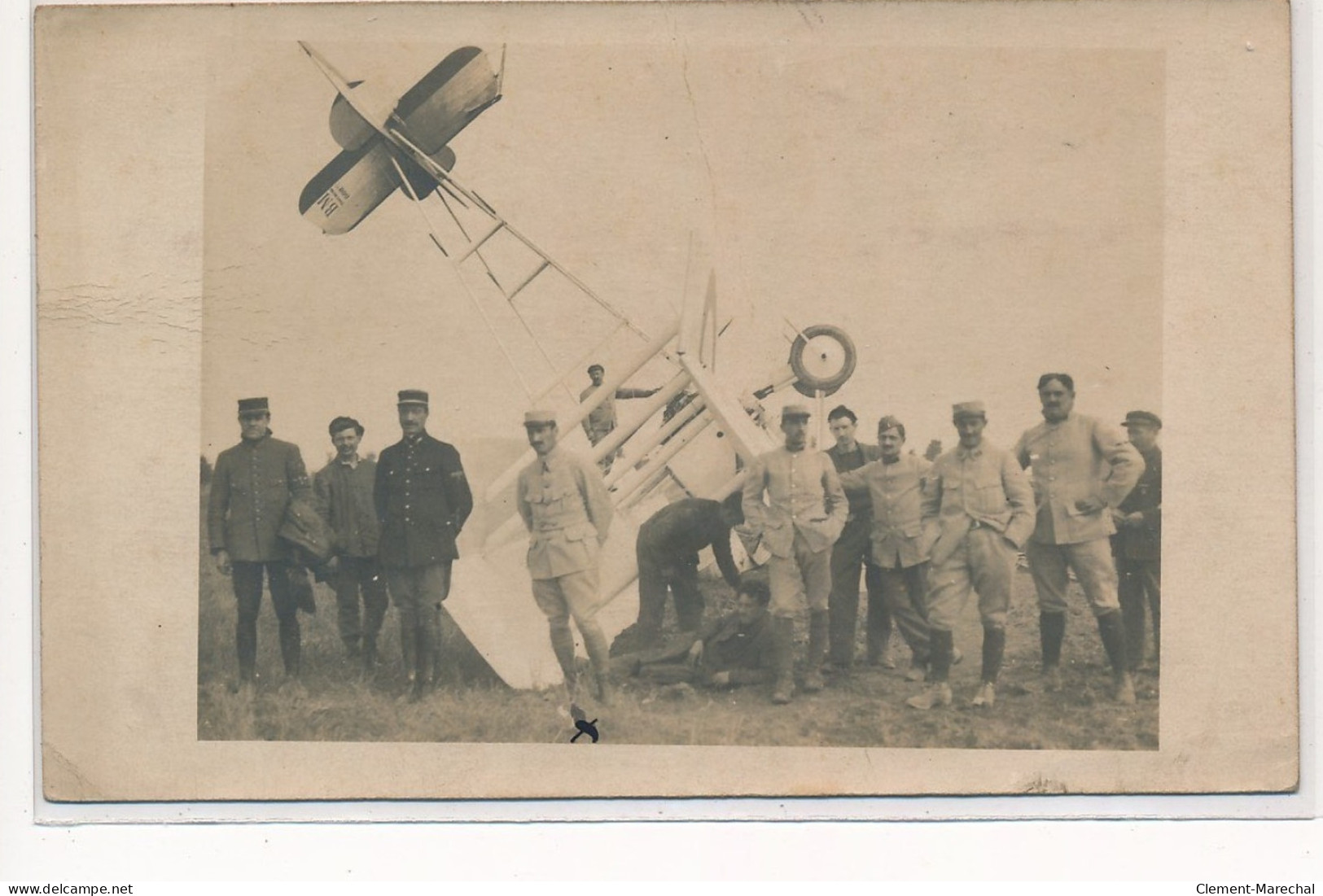 CARTE PHOTO A LOCALISER : Accident D'avion, Militaire - Tres Bon Etat - Fotos