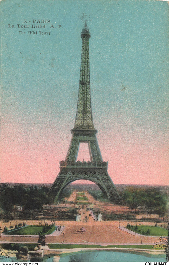 75-PARIS LA TOUR EIFFEL-N°T5318-G/0041 - Tour Eiffel