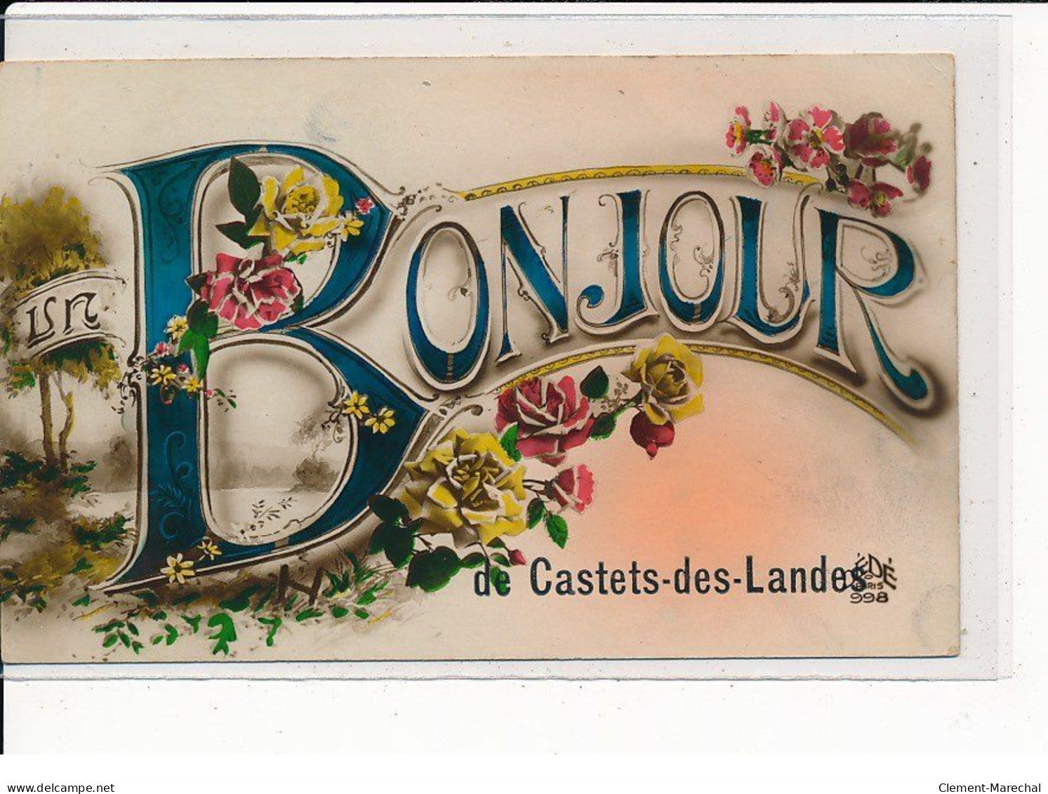 CASTETS : Carte Souvenir - Très Bon état - Castets