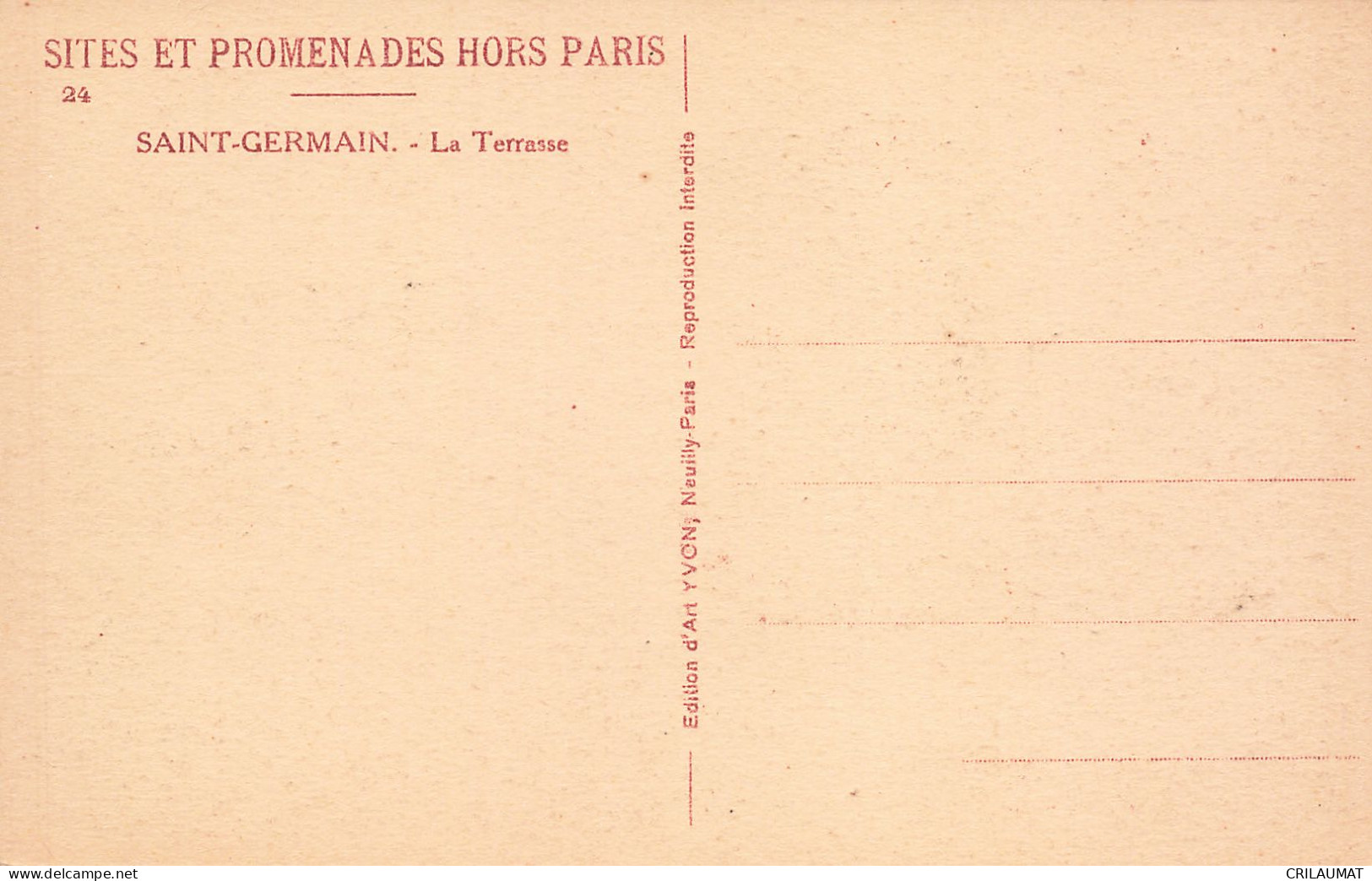 78-SAINT GERMAIN-N°T5319-B/0117 - St. Germain En Laye