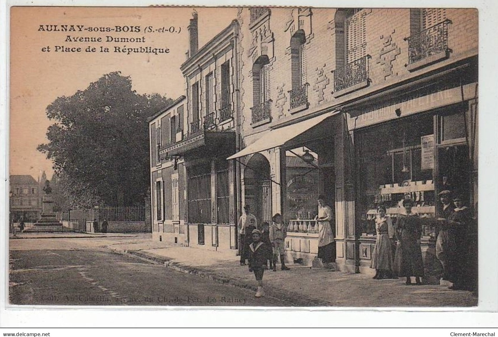 AULNAY SOUS BOIS - Avenue Dumont Et Place De La République - Très Bon état - Aulnay Sous Bois