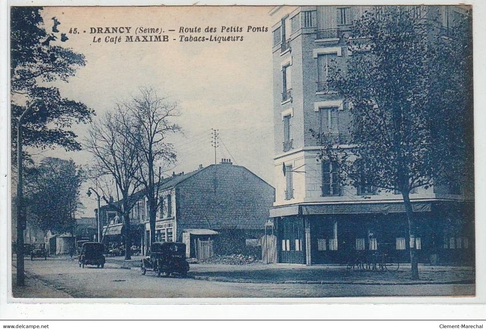 DRANCY : Route Des Petits Ponts - Le Café Maxime - Tabacs-liqueurs - Très Bon état - Drancy