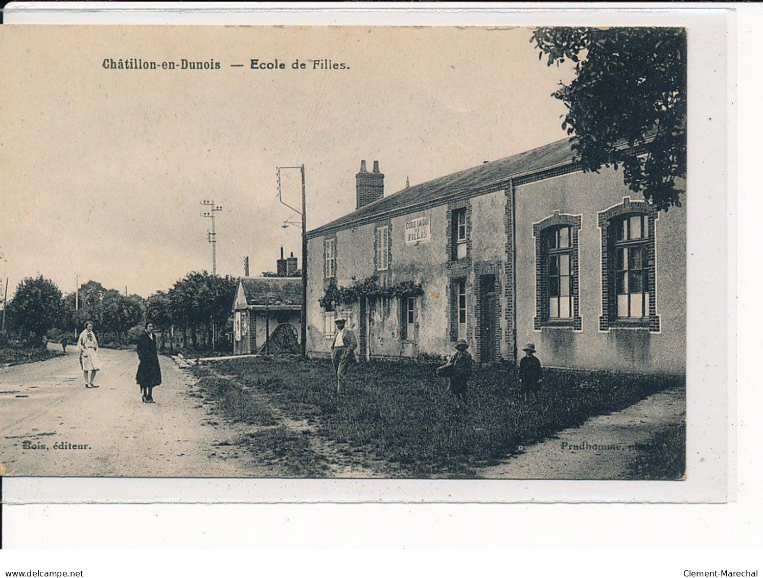 CHATILLON-en-DUNOIS : Ecole De Filles - Très Bon état - Otros & Sin Clasificación