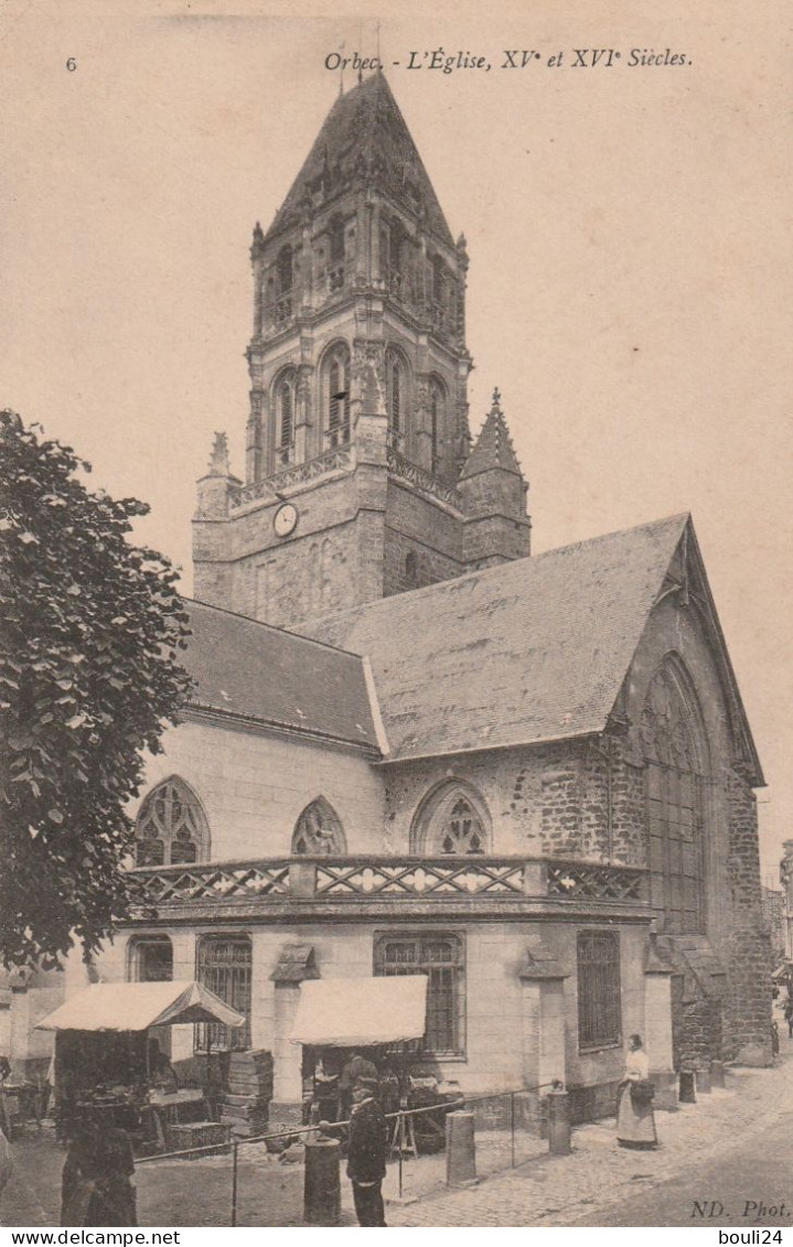 ORBEC  EN CALVADOS L'EGLISE - Orbec