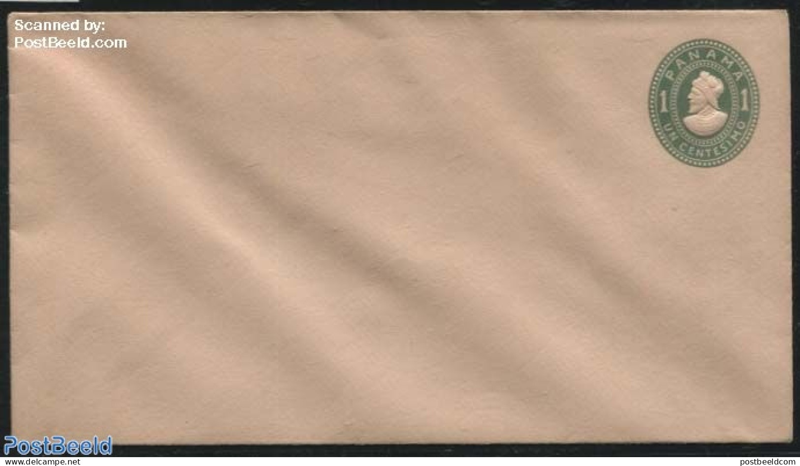 Panama 1914 Envelope 1c Green, Unused Postal Stationary - Panama