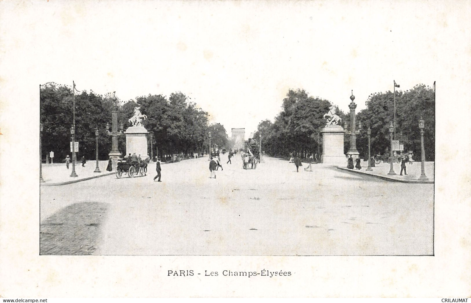 75-PARIS LES CHAMPS ELYSEES-N°T5319-G/0325 - Otros & Sin Clasificación