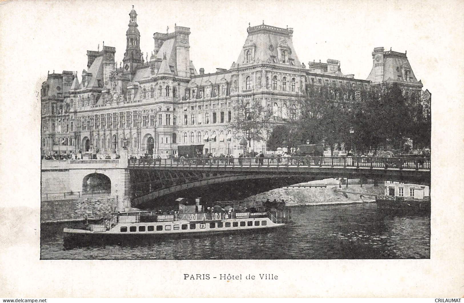 75-PARIS HOTEL DE VILLE-N°T5319-G/0335 - Otros & Sin Clasificación