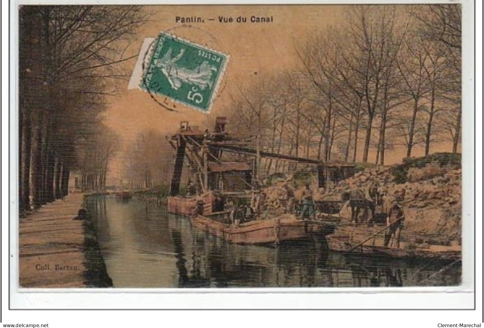 PANTIN : Vue Du Canal - état - Pantin