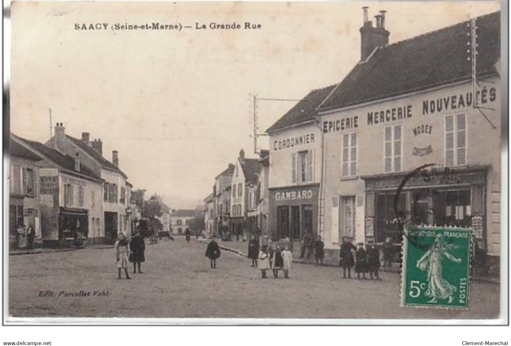 SAACY : La Grande Rue - Très Bon état - Autres & Non Classés