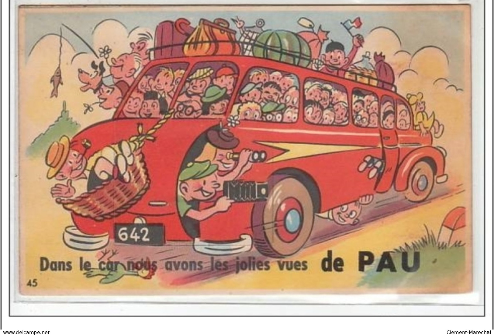 PAU - Autobus - Système - Dépliant - Très Bon état - Pau