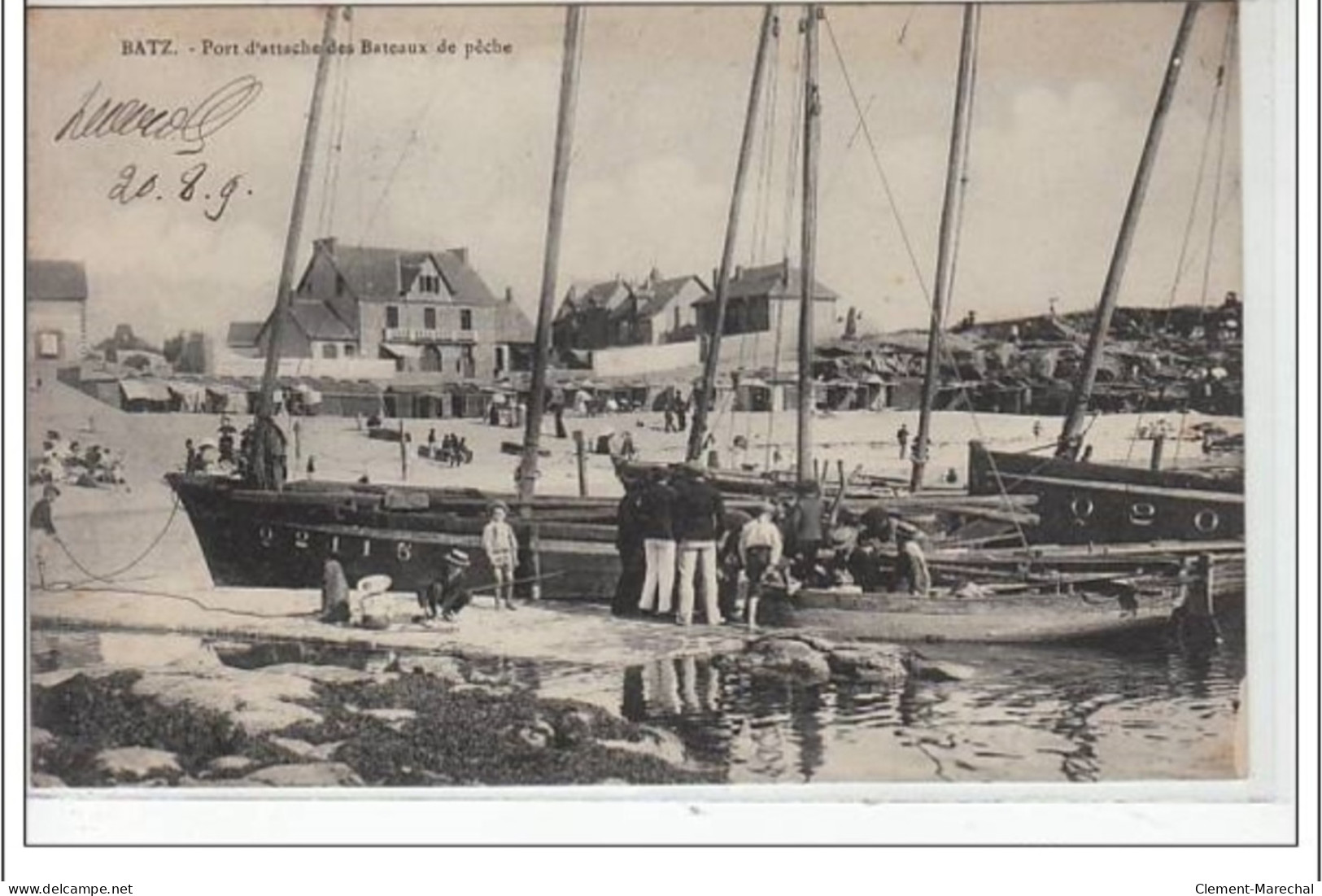 BATZ - Port D'attache Des Bateaux De Pêche - Très Bon état - Batz-sur-Mer (Bourg De B.)