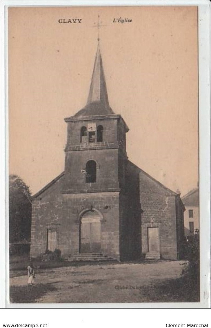 CLAVY : L'église - Très Bon état - Andere & Zonder Classificatie