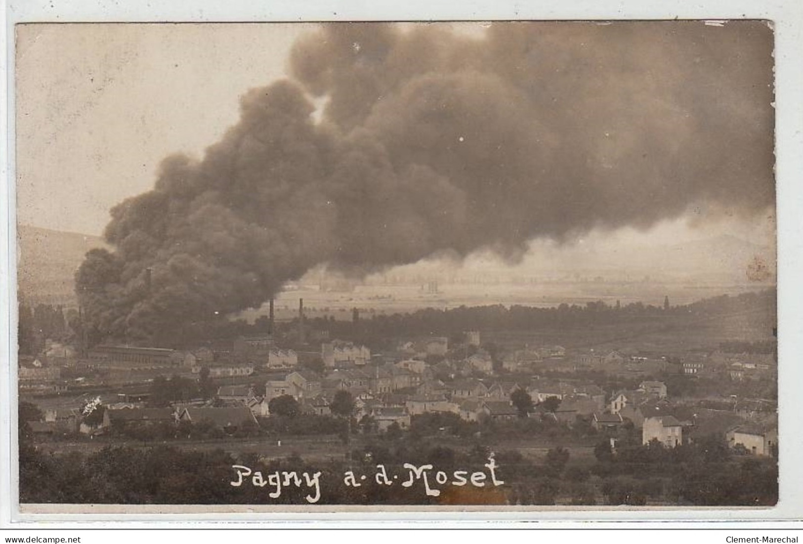 PAGNY - INCENDIE - CARTE PHOTO - Très Bon état - Autres & Non Classés