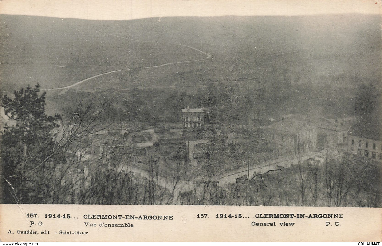 55-CLERMONT EN ARGONNE-N°T5320-D/0129 - Clermont En Argonne