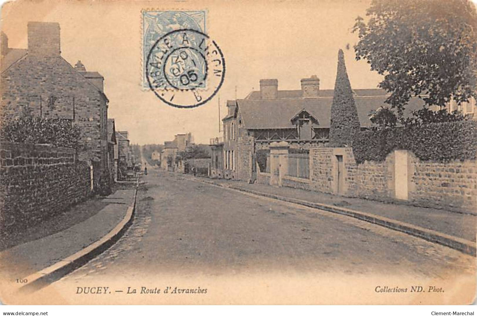 DUCEY - La Route D'Avranches - état - Ducey