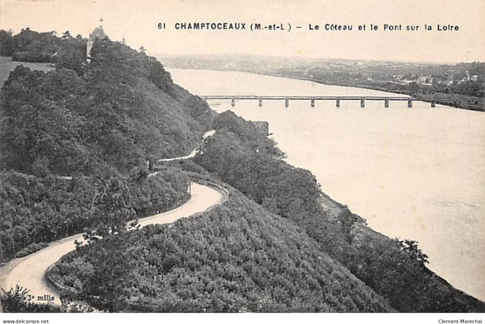 CHAMPTOCEAUX - Le Côteau Et Le Pont Sur La Loire - Très Bon état - Champtoceaux