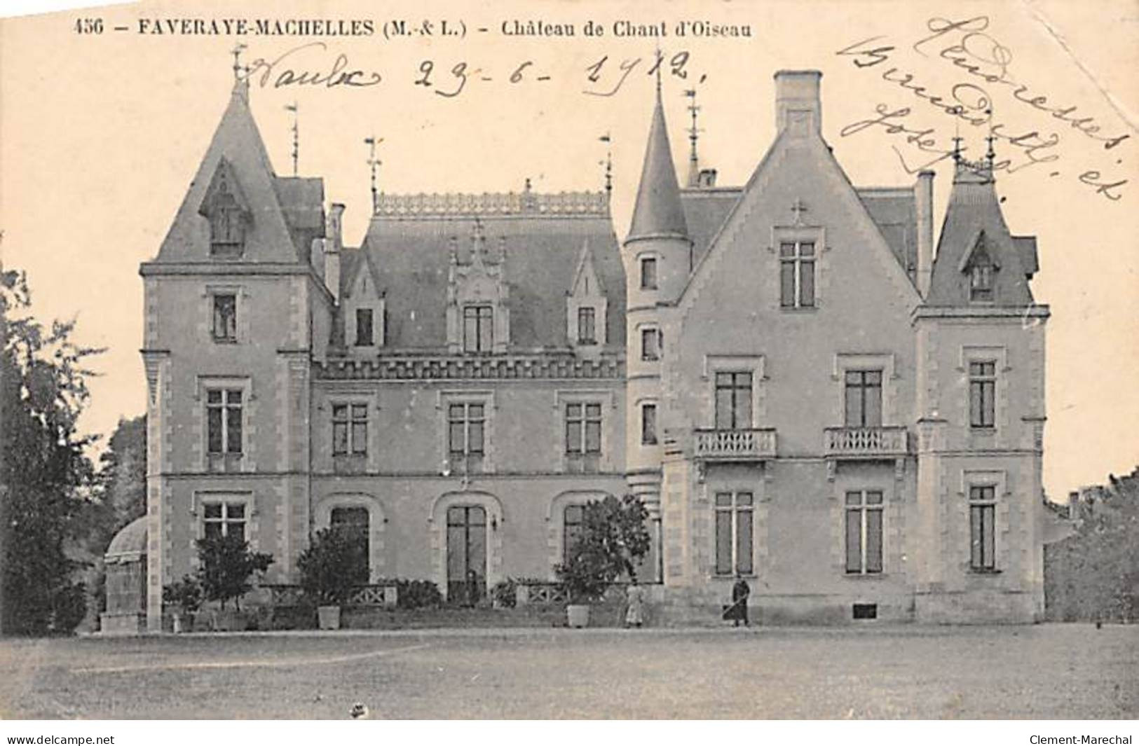 FAVERAYE MACHELLES - Château De Chant D'Oiseau - Très Bon état - Other & Unclassified