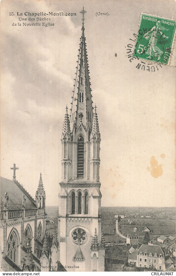 61-LA CHAPELLE DE MONTLIGEON-N°T5320-G/0049 - Sonstige & Ohne Zuordnung