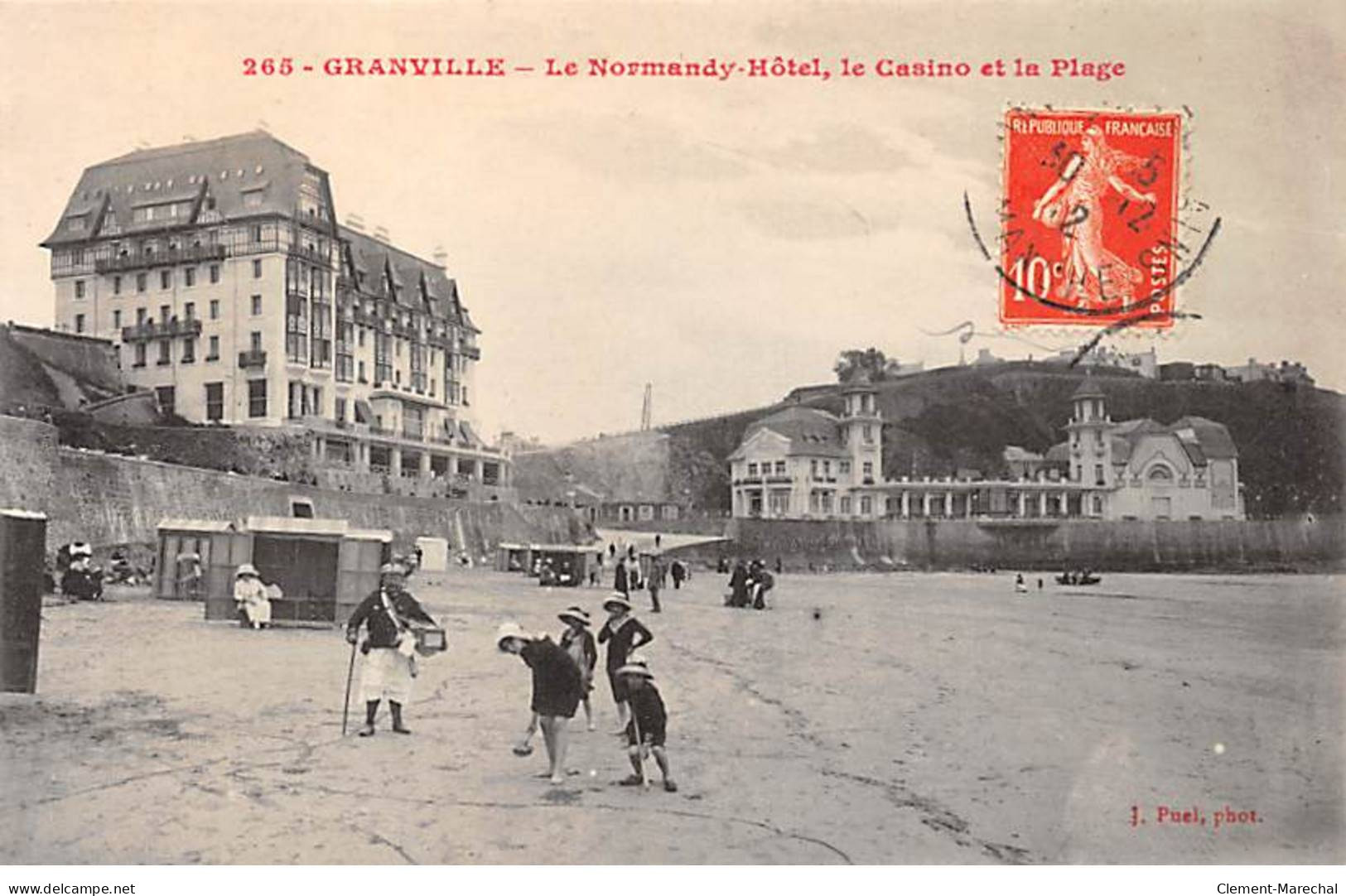 GRANVILLE - Le Normandy Hôtel, Le Casino Et La Plage - Très Bon état - Granville