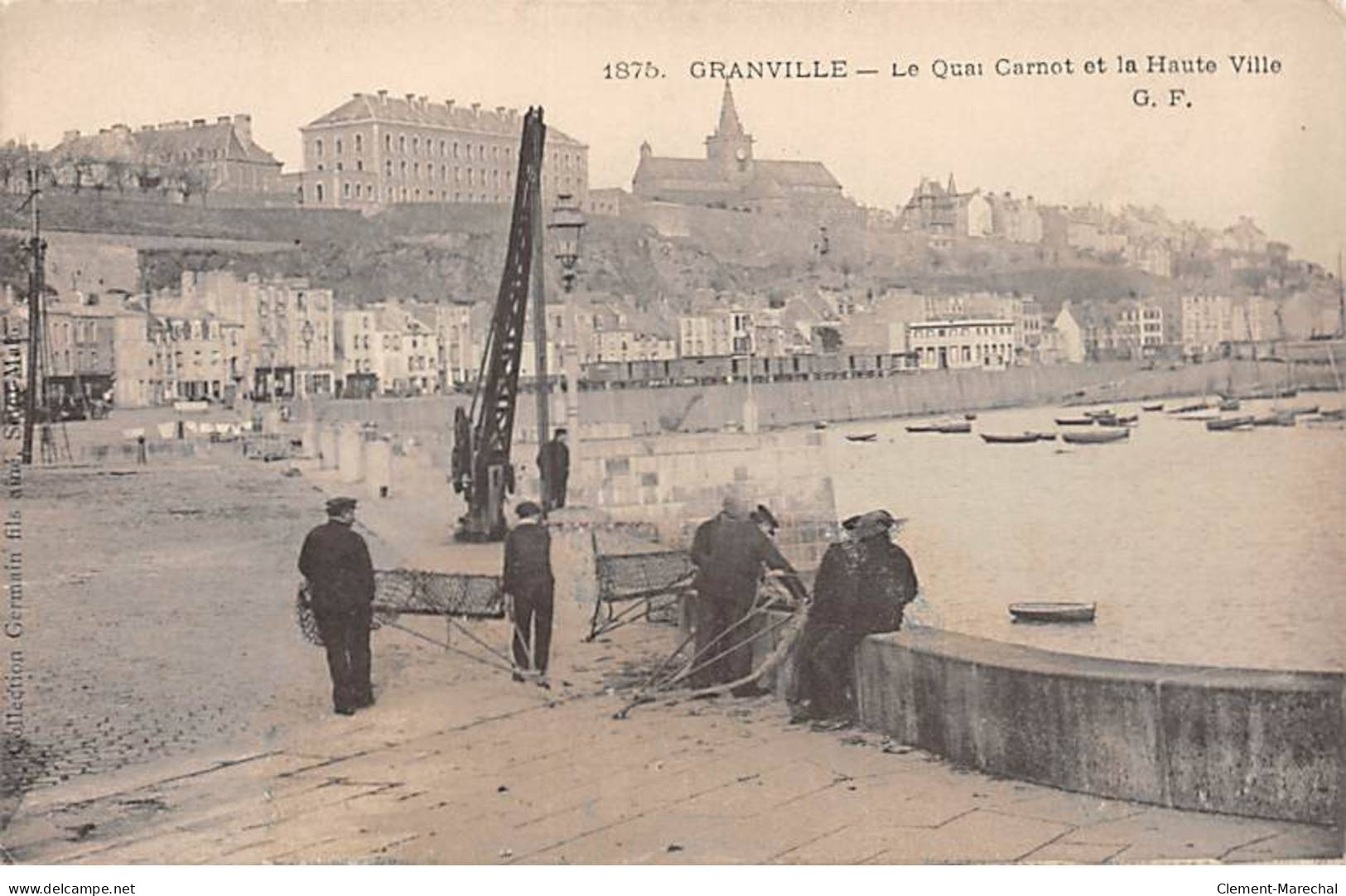 GRANVILLE - Le Quai Carnot Et La Haute Ville - Très Bon état - Granville