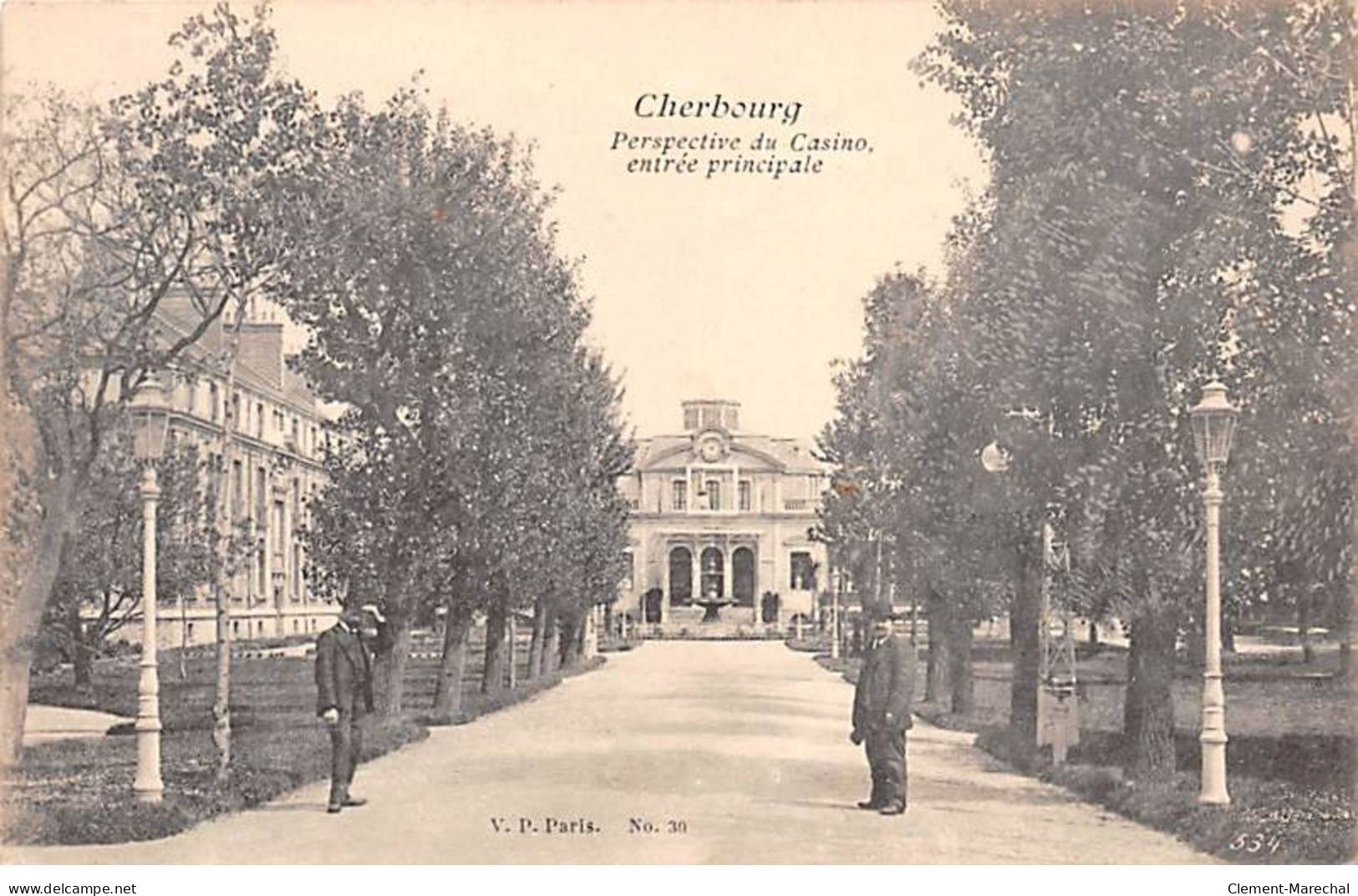 CHERBOURG - Perspective Du Casino, Entrée Principale - Très Bon état - Cherbourg