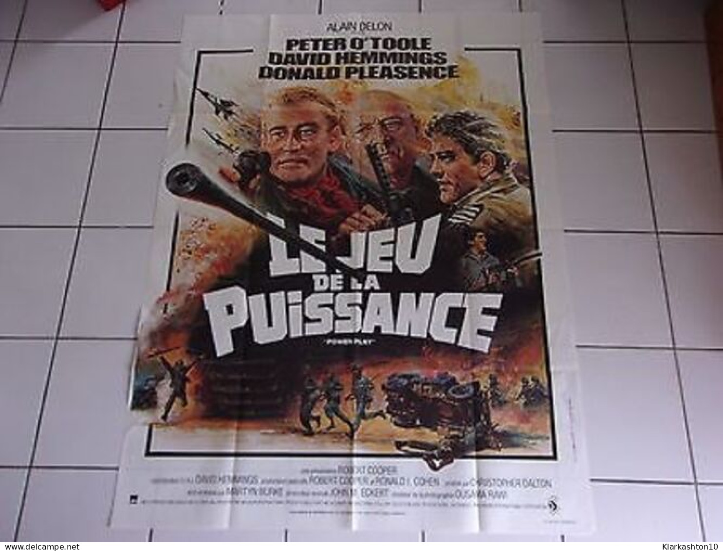 Affiche Originale 120 X 160 Film LE JEU DE LA PUISSANCE Peter O'Toole - Affiches