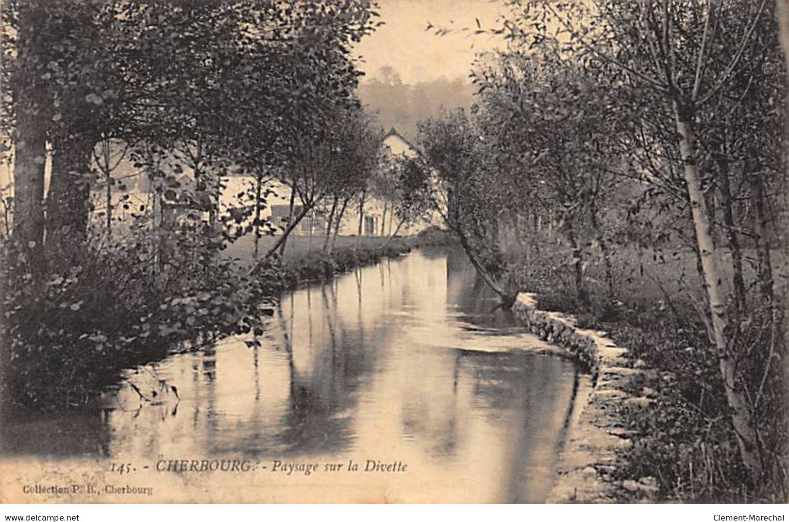 CHERBOURG - Paysage Sur La Divette - Très Bon état - Cherbourg