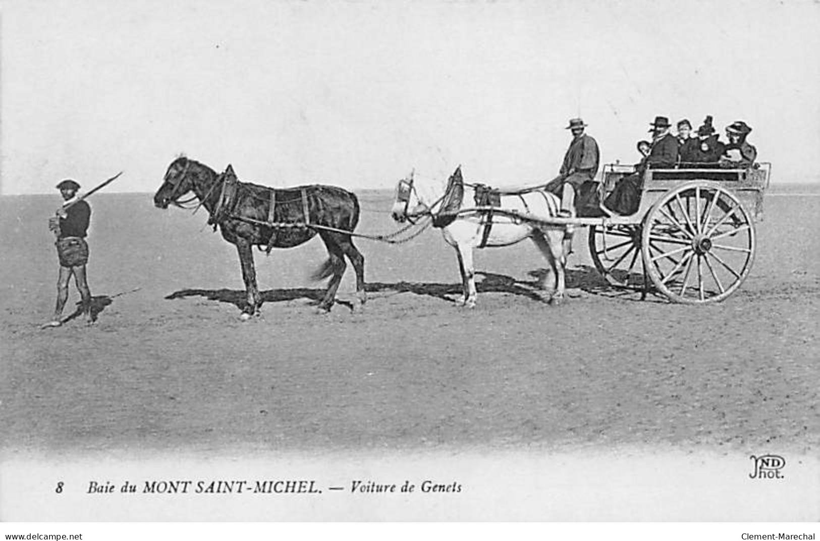 Baie Du MONT SAINT MICHEL - Voiture De Genets - Très Bon état - Le Mont Saint Michel