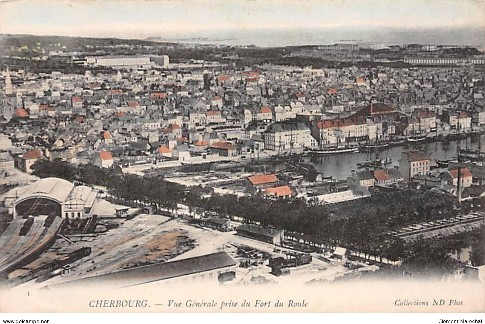 CHERBOURG - Vue Générale Prise Du Fort Du Roule - Très Bon état - Cherbourg