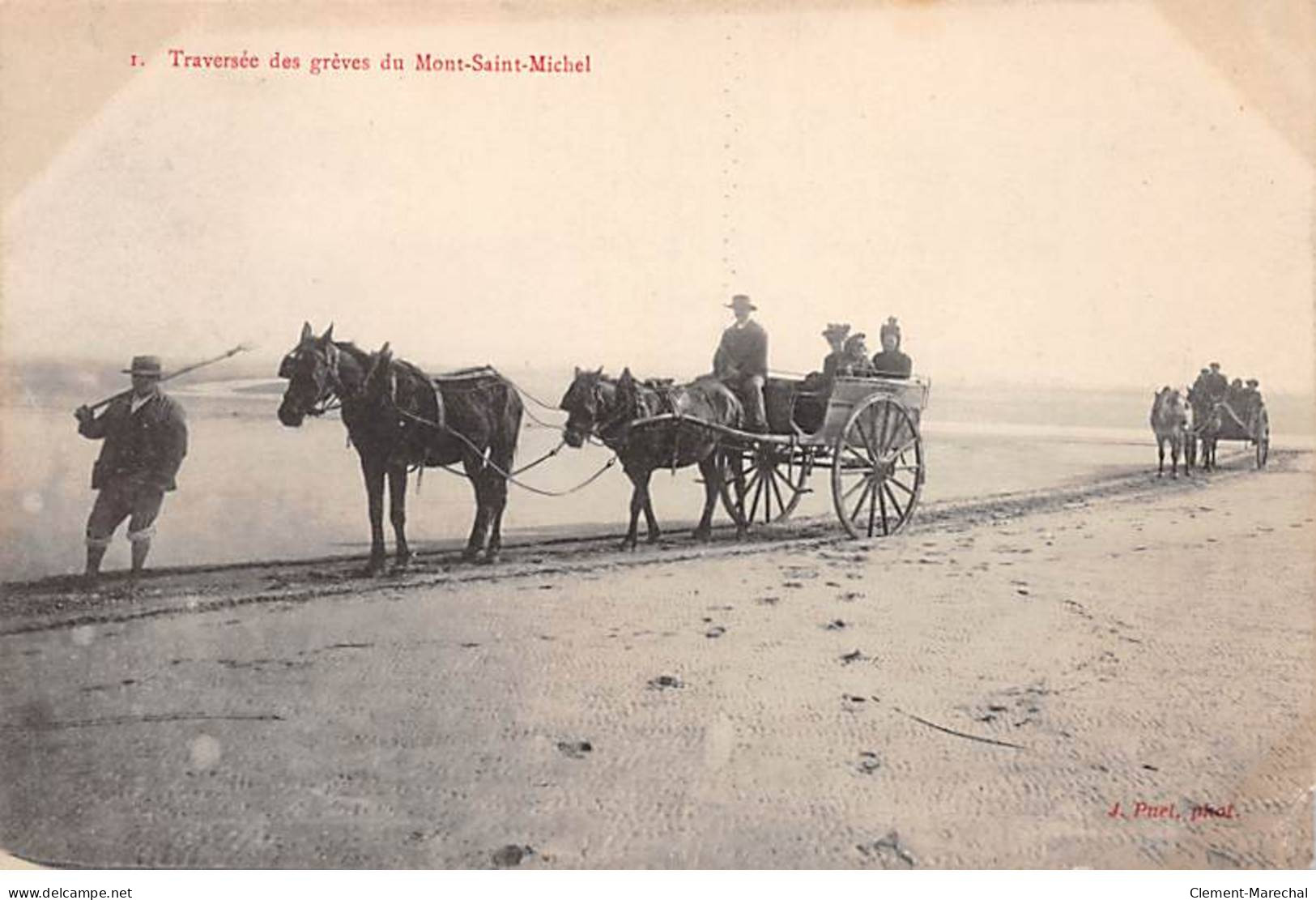 Traversée Des Grèves Du MONT SAINT MICHEL - Très Bon état - Le Mont Saint Michel