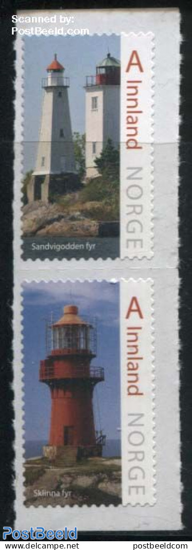 Norway 2016 Lighthouses 2v S-a, Mint NH, Various - Lighthouses & Safety At Sea - Ongebruikt