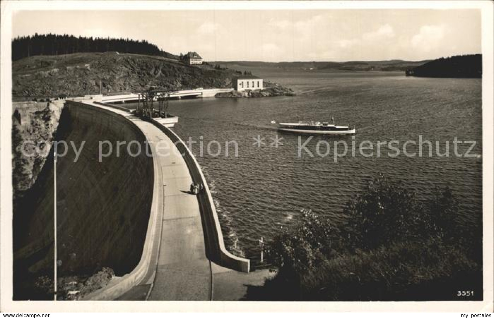 72179502 Saaletalsperre Staumauer Stausee Burgk - Andere & Zonder Classificatie