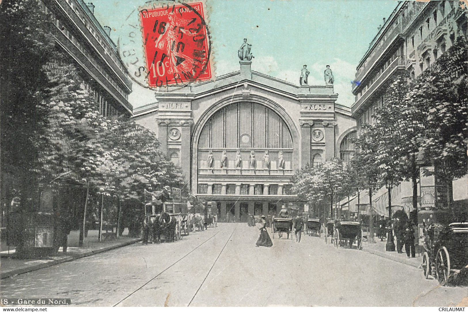 75-PARIS-GARE DU NORD-N°T5322-B/0357 - Fêtes, événements