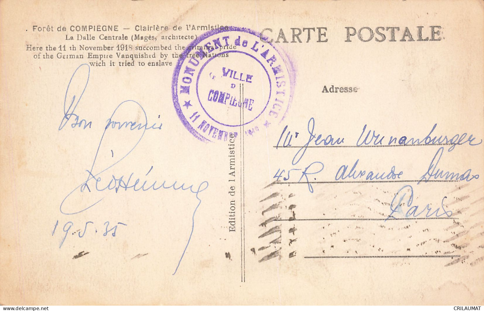 60-COMPIEGNE-N°T5322-E/0195 - Compiegne