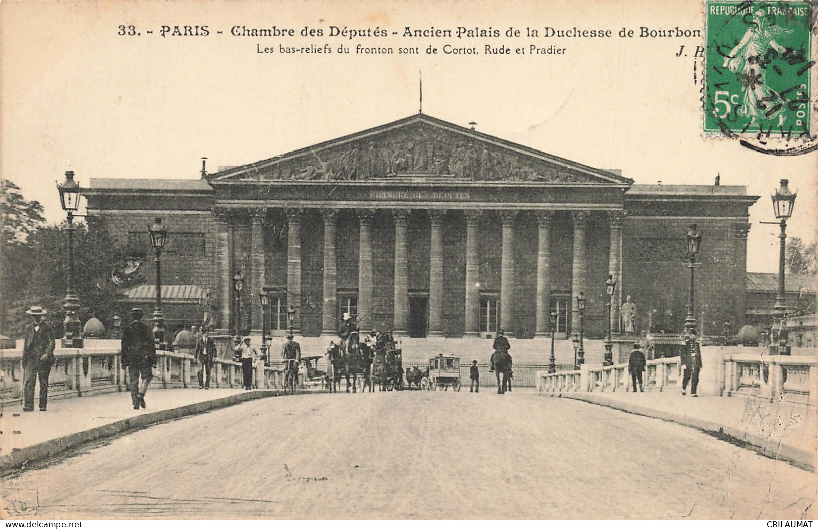 75-PARIS-CHAMBRE DES DEPUTES-N°T5322-H/0363 - Other & Unclassified