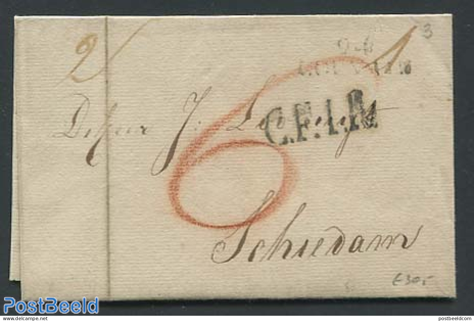Belgium 1842 Folding Invoice From Belgium To Schiedam, Postal History - Covers & Documents
